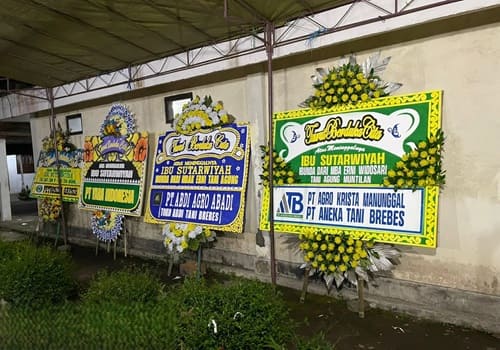 Bukti pengiriman karangan bunga daerah jogja